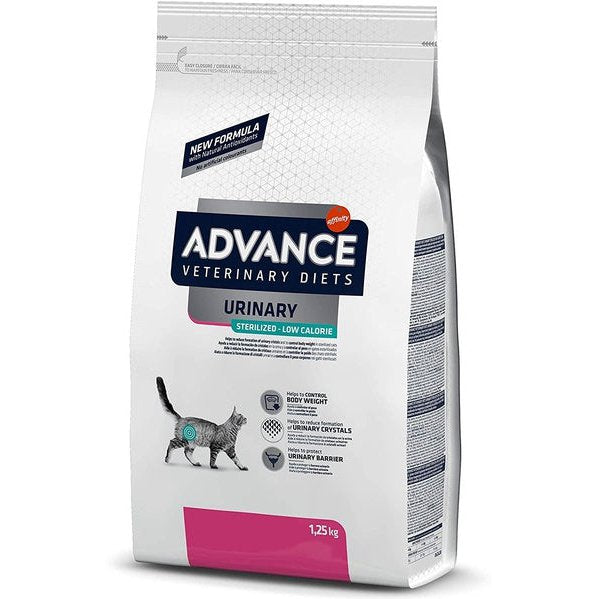 Advance Veterinary Diets Urinary Sterilized Low Calorie 1,25kg - Gatto Advance Veterinary Diets Urinary Sterilized Low Calorie 1,25kg - Gatto